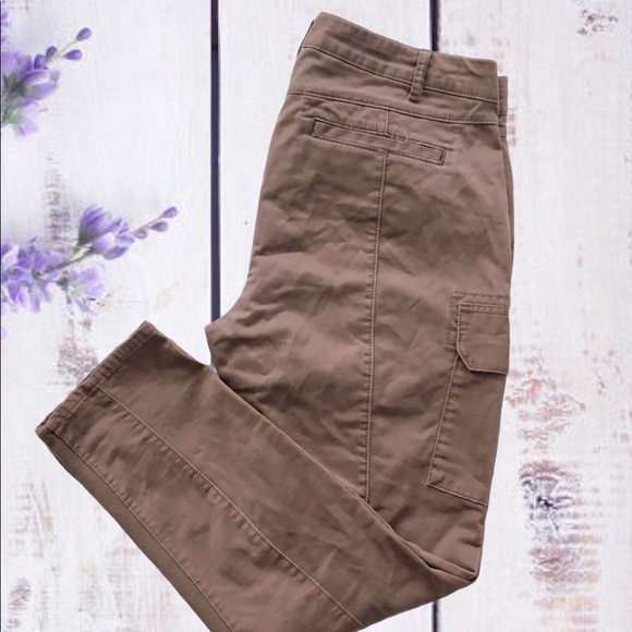 Rare- GAP RETRO V YOKE KHAKI SLIM FIT ANKLE PANT‐cargo - Picture 6 of 16